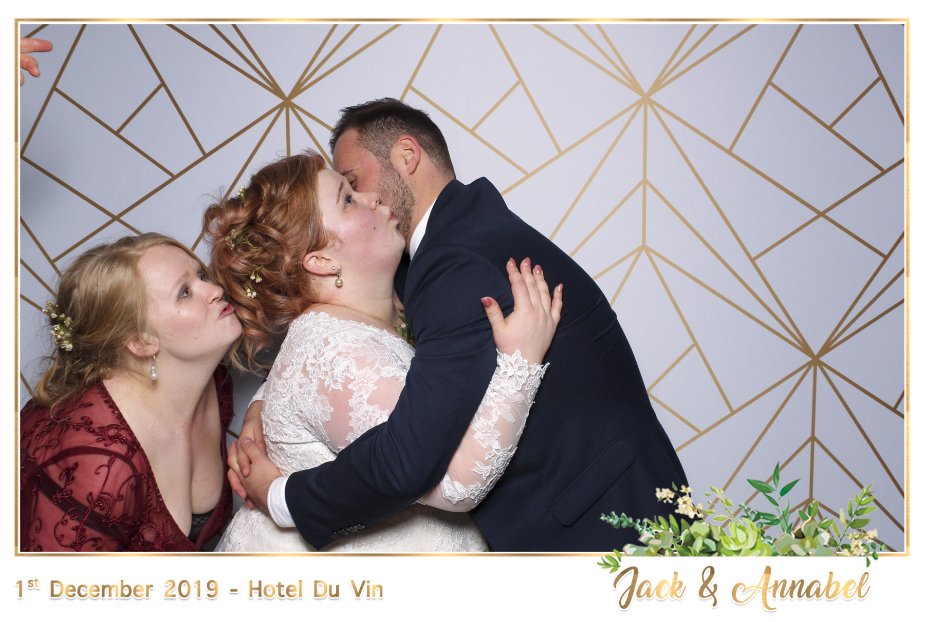 Bella & Jack Wedding - Classic Open Booth | View more photos from the event at gallery.freshbooths.com/u/FreshBooths/Bella-Jack-Wedding-Classic-Open-Booth