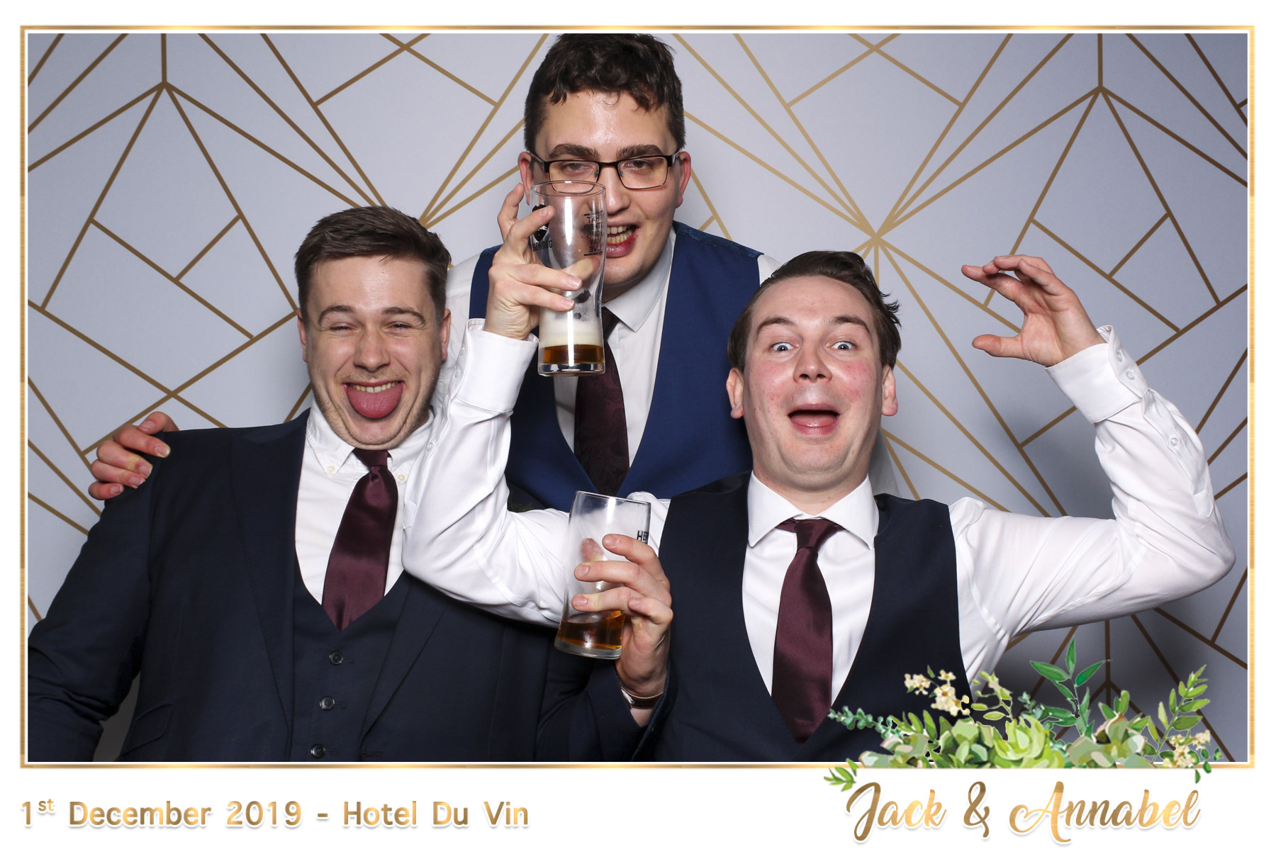 Bella & Jack Wedding - Classic Open Booth | View more photos from the event at gallery.freshbooths.com/u/FreshBooths/Bella-Jack-Wedding-Classic-Open-Booth