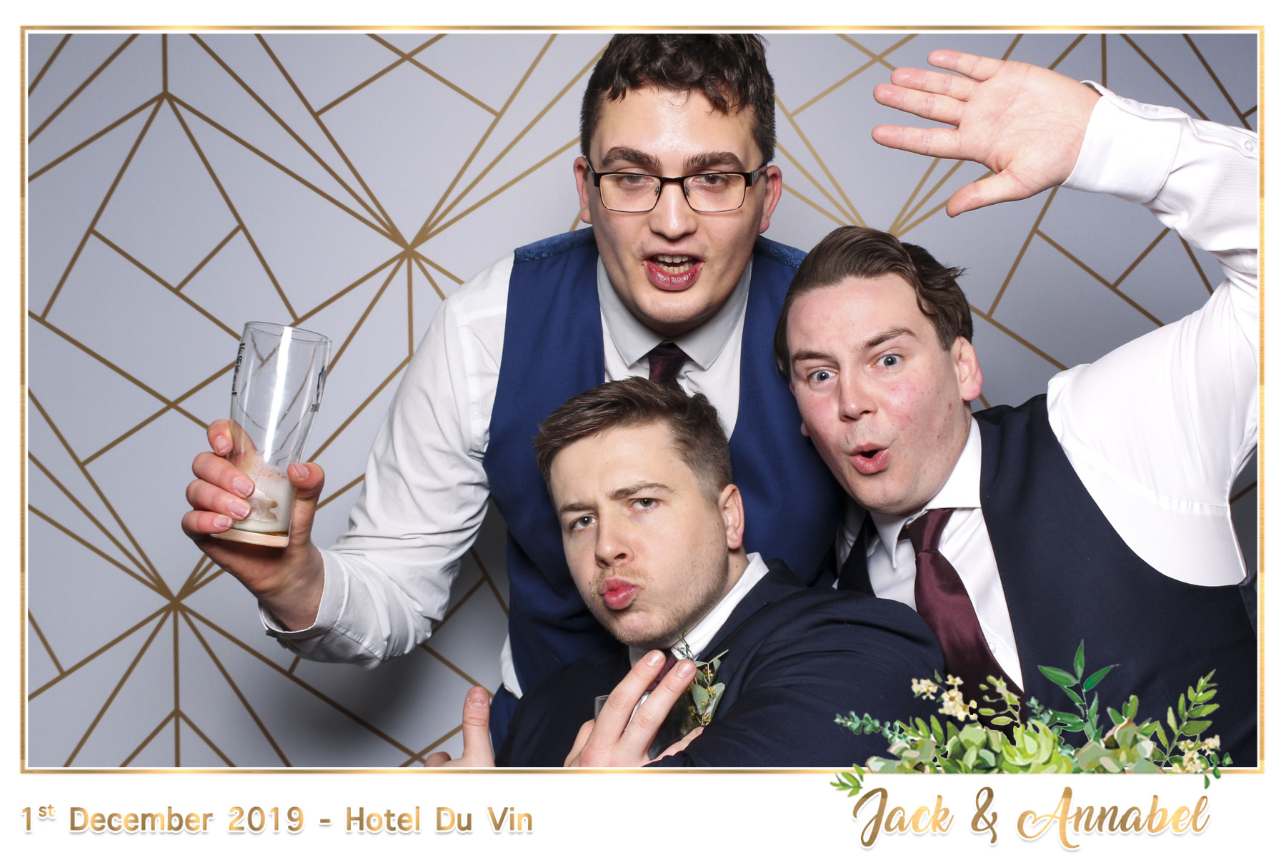Bella & Jack Wedding - Classic Open Booth | View more photos from the event at gallery.freshbooths.com/u/FreshBooths/Bella-Jack-Wedding-Classic-Open-Booth