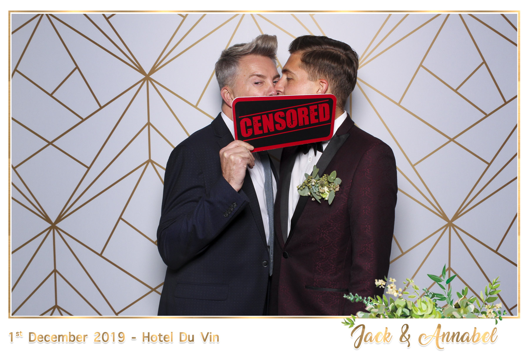 Bella & Jack Wedding - Classic Open Booth | View more photos from the event at gallery.freshbooths.com/u/FreshBooths/Bella-Jack-Wedding-Classic-Open-Booth