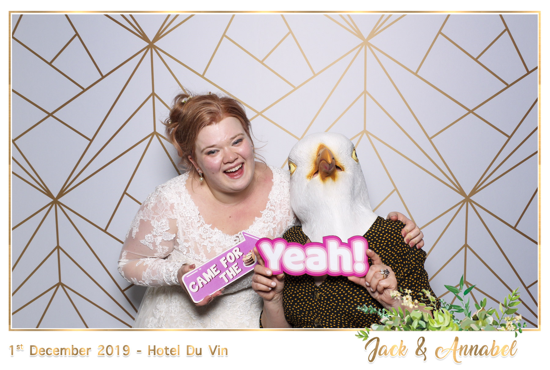 Bella & Jack Wedding - Classic Open Booth | View more photos from the event at gallery.freshbooths.com/u/FreshBooths/Bella-Jack-Wedding-Classic-Open-Booth