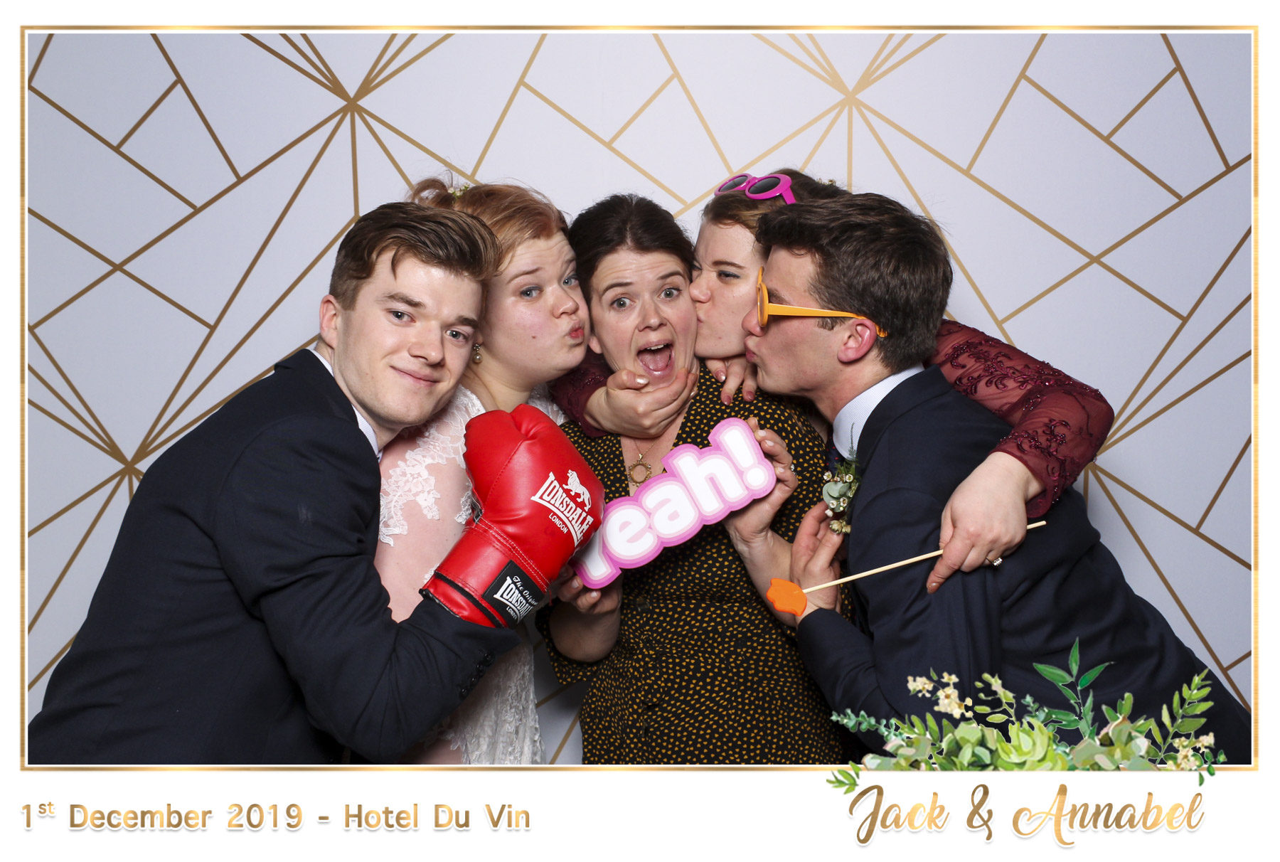 Bella & Jack Wedding - Classic Open Booth | View more photos from the event at gallery.freshbooths.com/u/FreshBooths/Bella-Jack-Wedding-Classic-Open-Booth