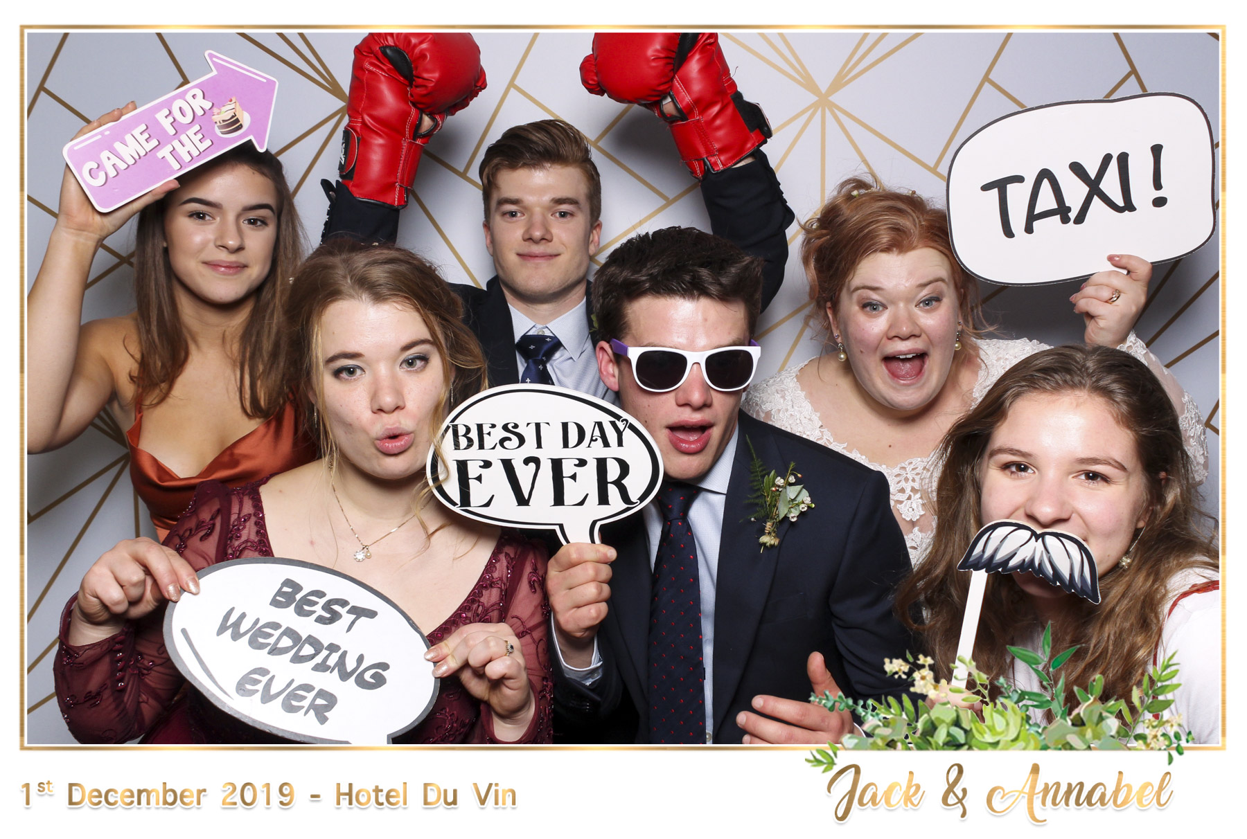 Bella & Jack Wedding - Classic Open Booth | View more photos from the event at gallery.freshbooths.com/u/FreshBooths/Bella-Jack-Wedding-Classic-Open-Booth