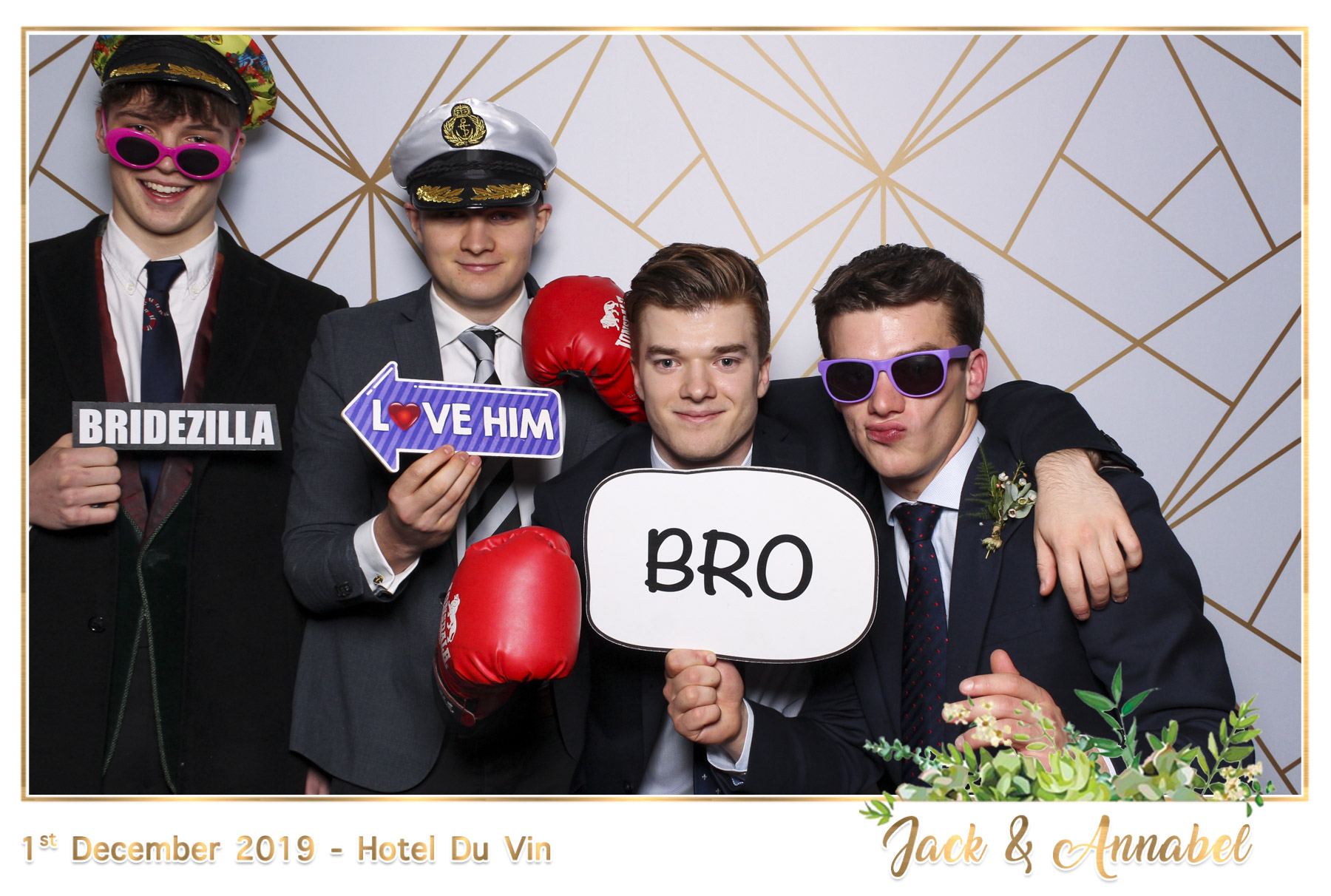 Bella & Jack Wedding - Classic Open Booth | View more photos from the event at gallery.freshbooths.com/u/FreshBooths/Bella-Jack-Wedding-Classic-Open-Booth