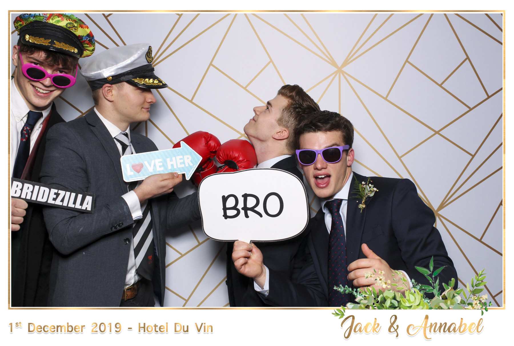 Bella & Jack Wedding - Classic Open Booth | View more photos from the event at gallery.freshbooths.com/u/FreshBooths/Bella-Jack-Wedding-Classic-Open-Booth