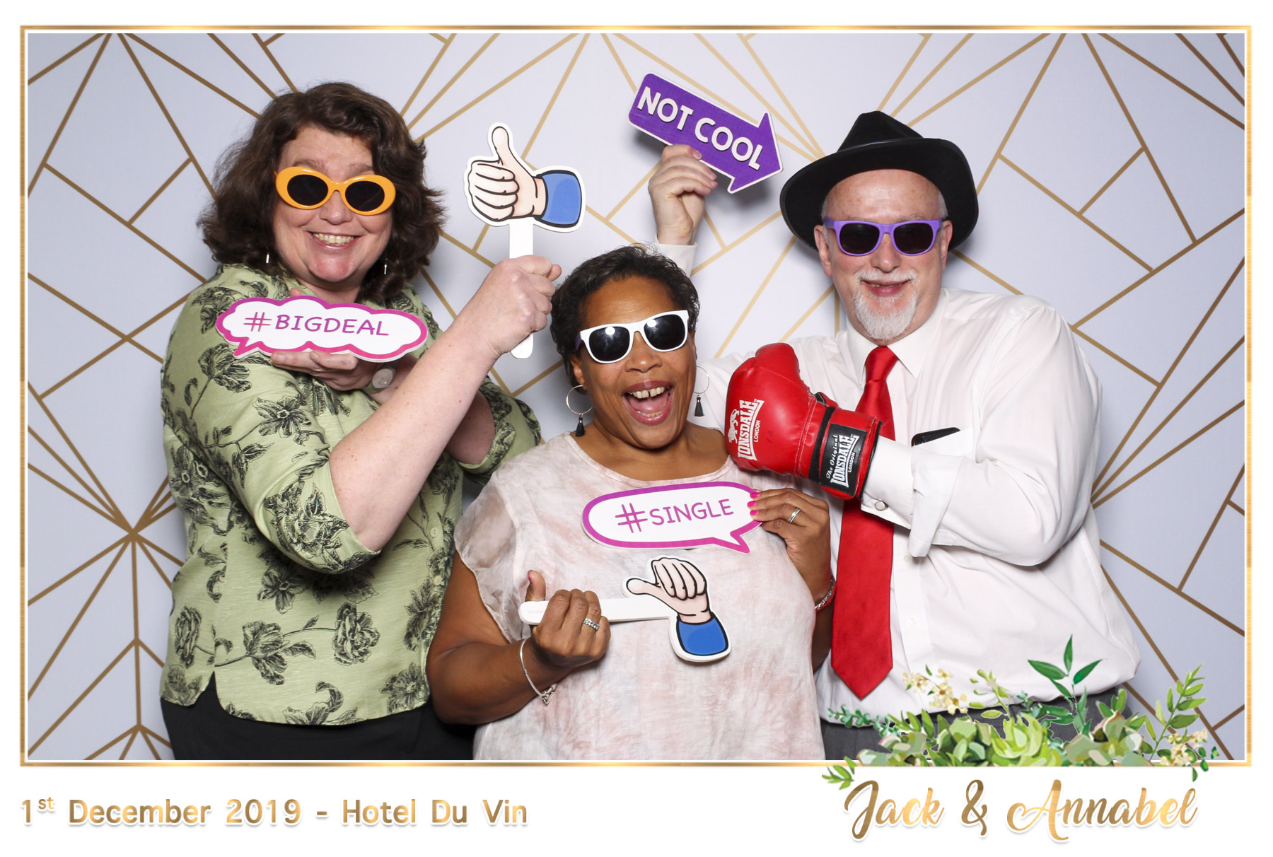 Bella & Jack Wedding - Classic Open Booth | View more photos from the event at gallery.freshbooths.com/u/FreshBooths/Bella-Jack-Wedding-Classic-Open-Booth