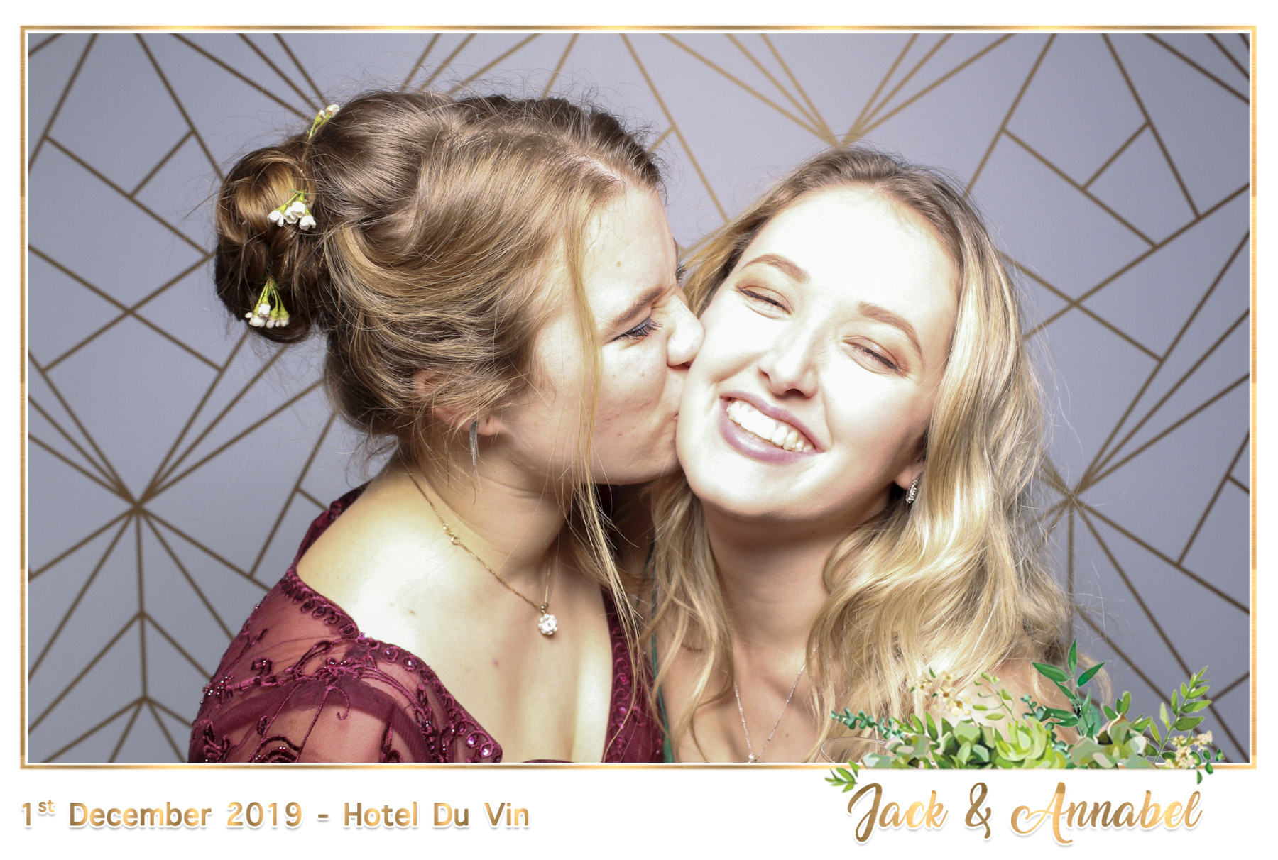 Bella & Jack Wedding - Classic Open Booth | View more photos from the event at gallery.freshbooths.com/u/FreshBooths/Bella-Jack-Wedding-Classic-Open-Booth