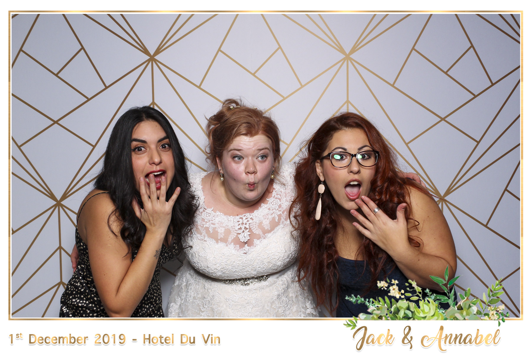 Bella & Jack Wedding - Classic Open Booth | View more photos from the event at gallery.freshbooths.com/u/FreshBooths/Bella-Jack-Wedding-Classic-Open-Booth