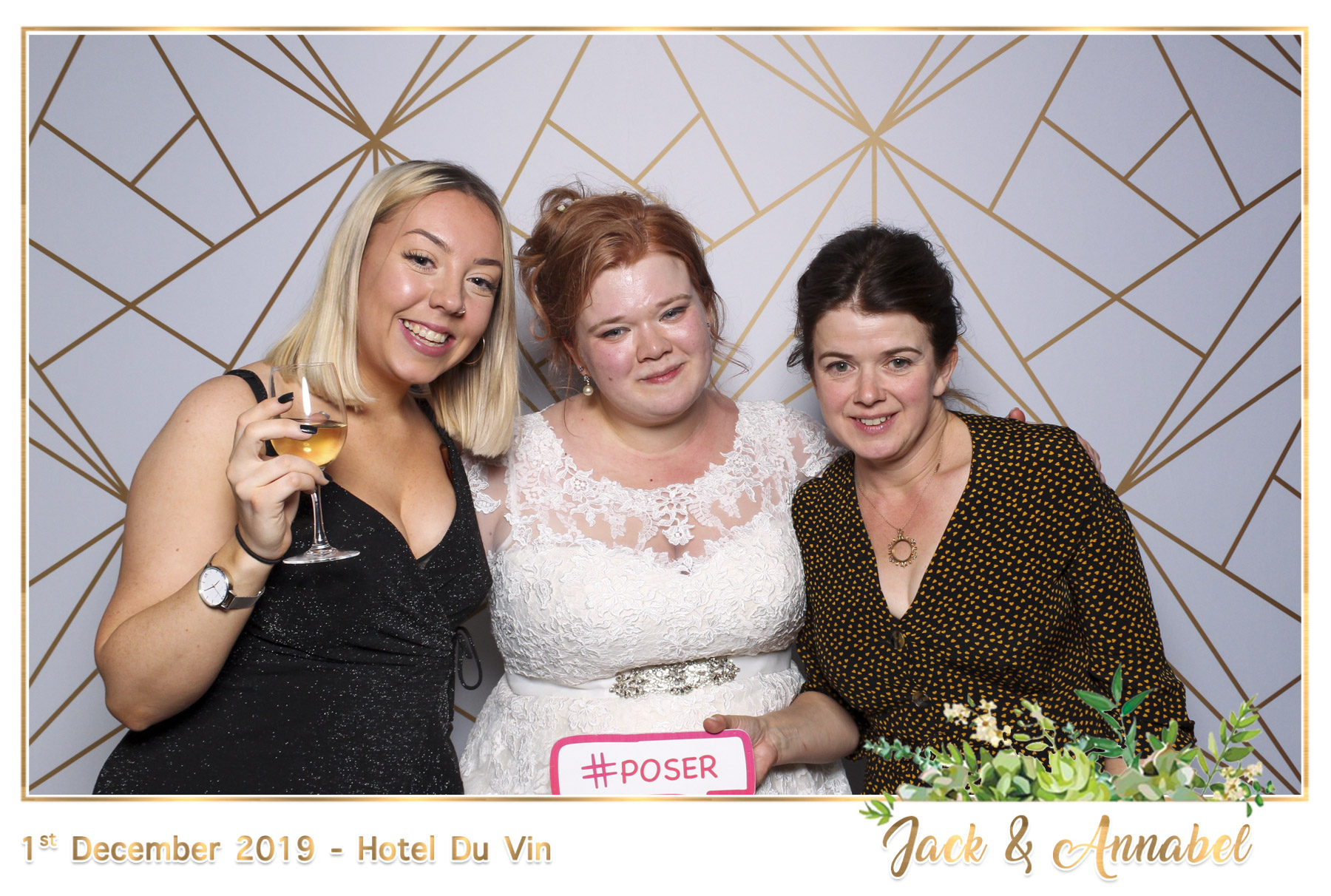 Bella & Jack Wedding - Classic Open Booth | View more photos from the event at gallery.freshbooths.com/u/FreshBooths/Bella-Jack-Wedding-Classic-Open-Booth