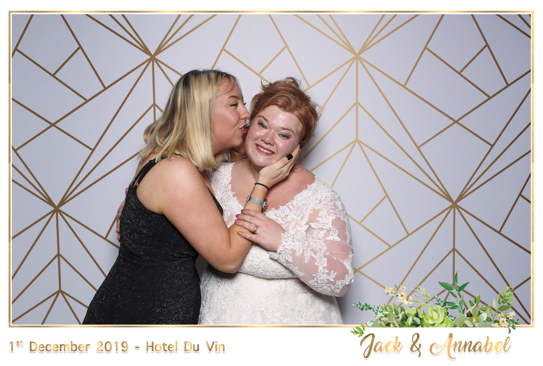 Bella & Jack Wedding - Classic Open Booth | View more photos from the event at gallery.freshbooths.com/u/FreshBooths/Bella-Jack-Wedding-Classic-Open-Booth