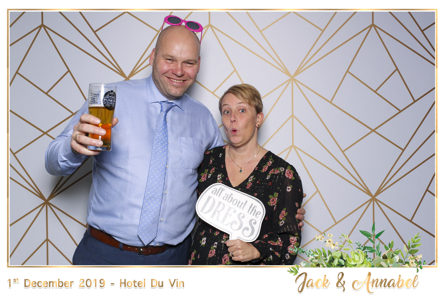 Bella & Jack Wedding - Classic Open Booth | View more photos from the event at gallery.freshbooths.com/u/FreshBooths/Bella-Jack-Wedding-Classic-Open-Booth