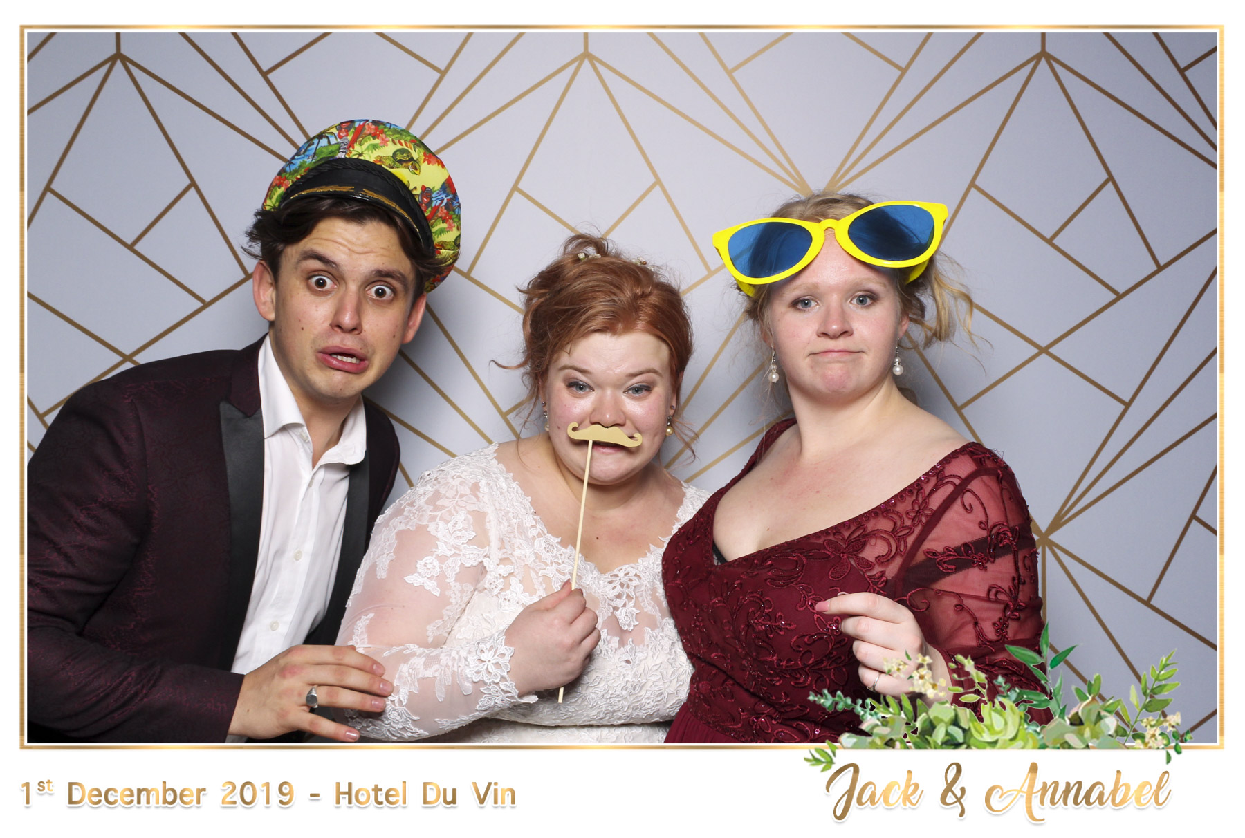 Bella & Jack Wedding - Classic Open Booth | View more photos from the event at gallery.freshbooths.com/u/FreshBooths/Bella-Jack-Wedding-Classic-Open-Booth