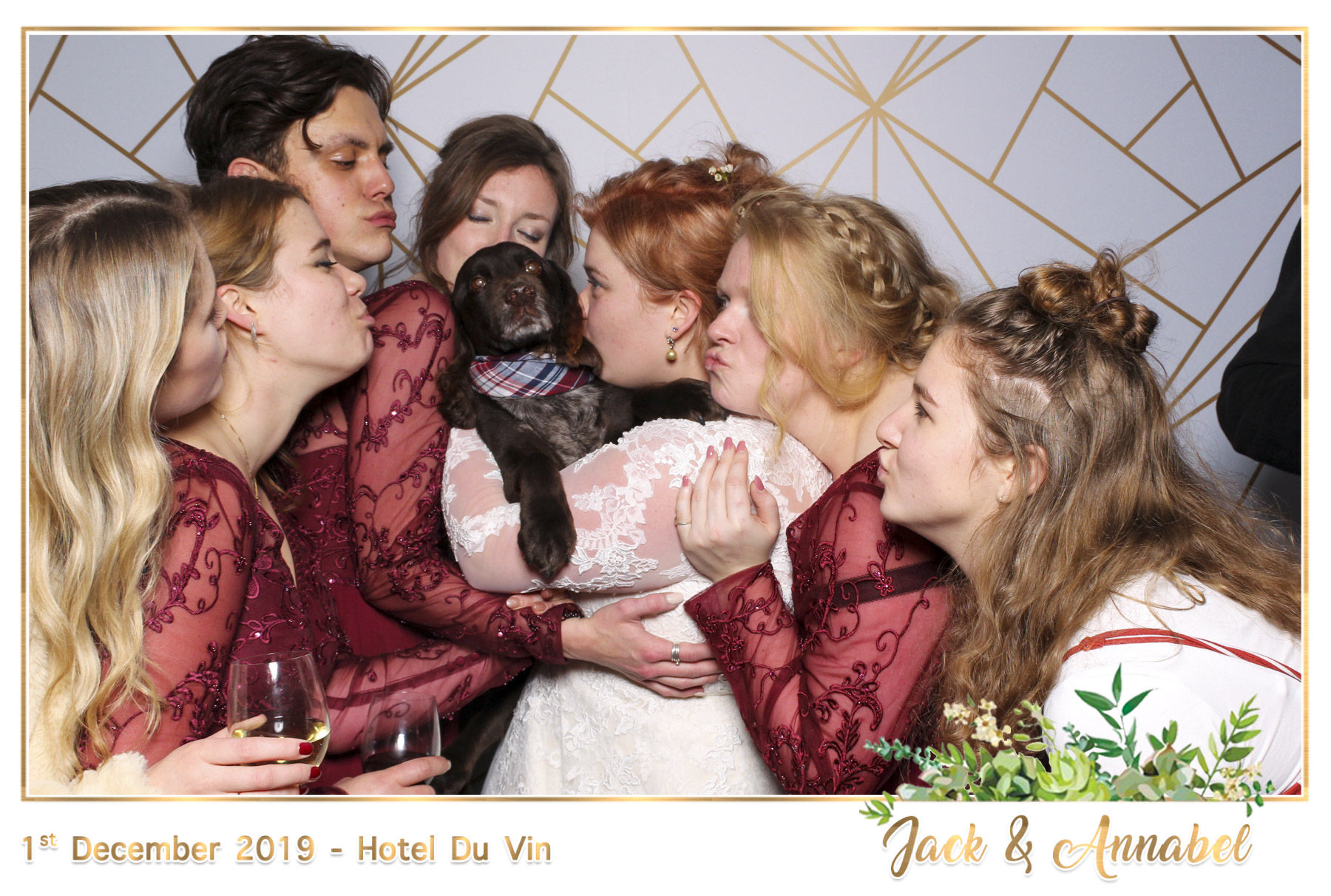 Bella & Jack Wedding - Classic Open Booth | View more photos from the event at gallery.freshbooths.com/u/FreshBooths/Bella-Jack-Wedding-Classic-Open-Booth