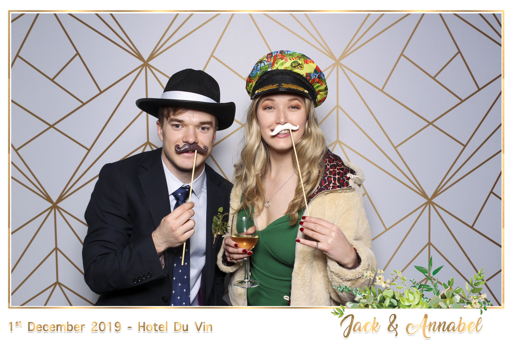 Bella & Jack Wedding - Classic Open Booth | View more photos from the event at gallery.freshbooths.com/u/FreshBooths/Bella-Jack-Wedding-Classic-Open-Booth