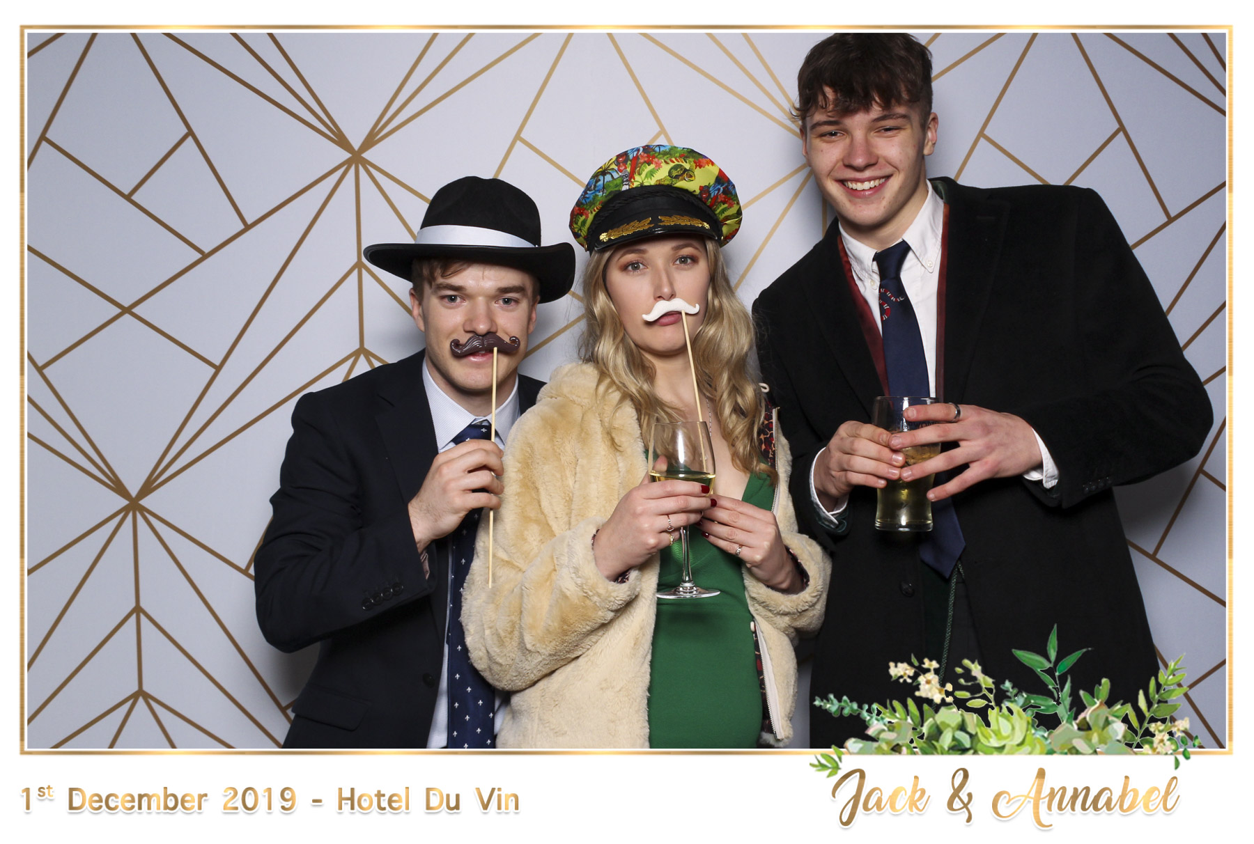 Bella & Jack Wedding - Classic Open Booth | View more photos from the event at gallery.freshbooths.com/u/FreshBooths/Bella-Jack-Wedding-Classic-Open-Booth