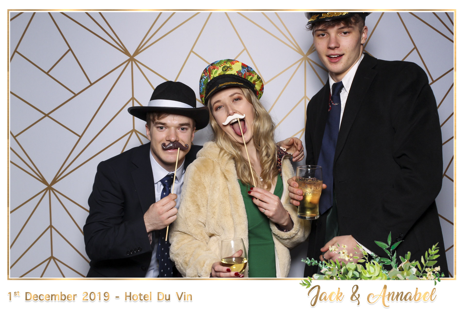 Bella & Jack Wedding - Classic Open Booth | View more photos from the event at gallery.freshbooths.com/u/FreshBooths/Bella-Jack-Wedding-Classic-Open-Booth