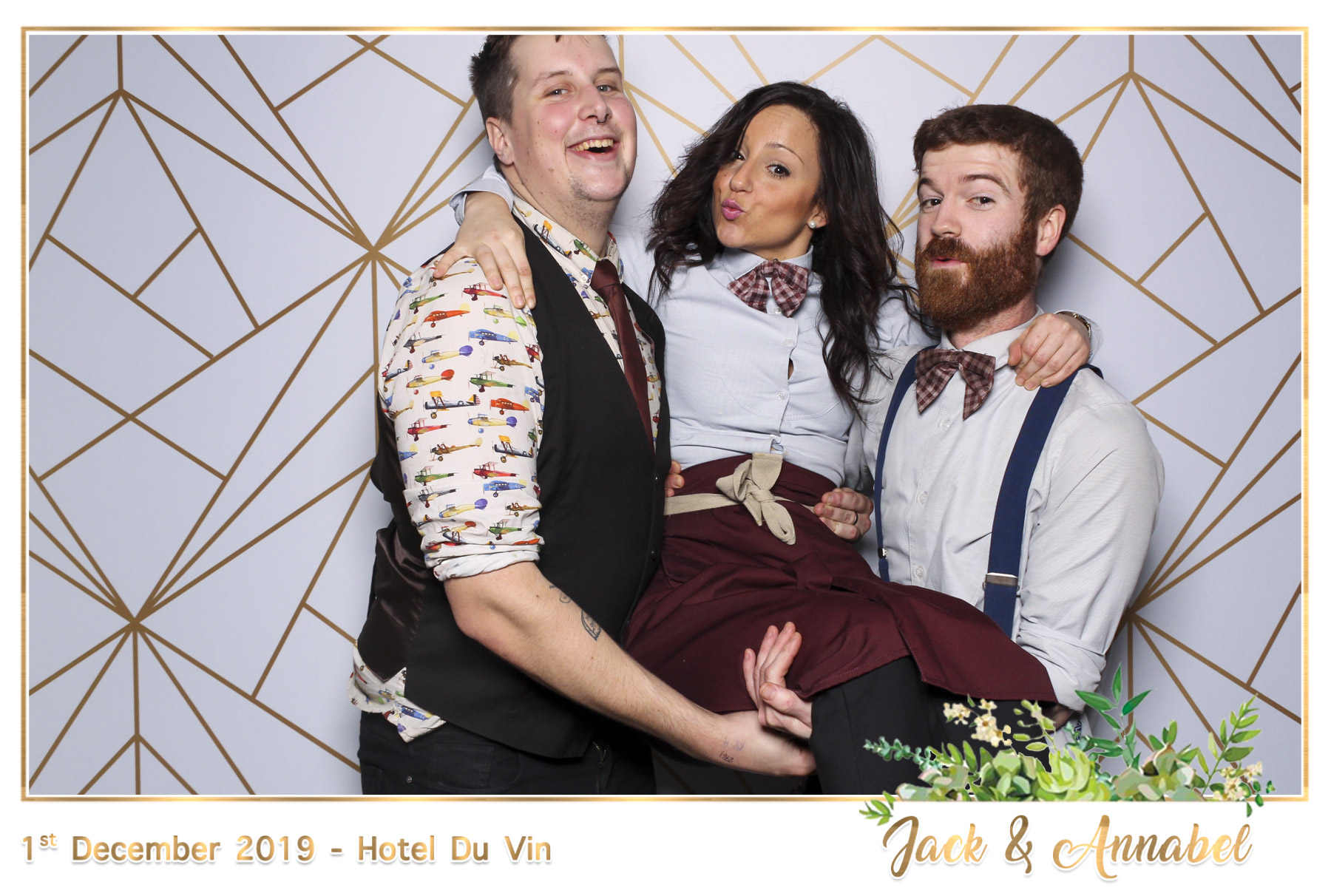 Bella & Jack Wedding - Classic Open Booth | View more photos from the event at gallery.freshbooths.com/u/FreshBooths/Bella-Jack-Wedding-Classic-Open-Booth