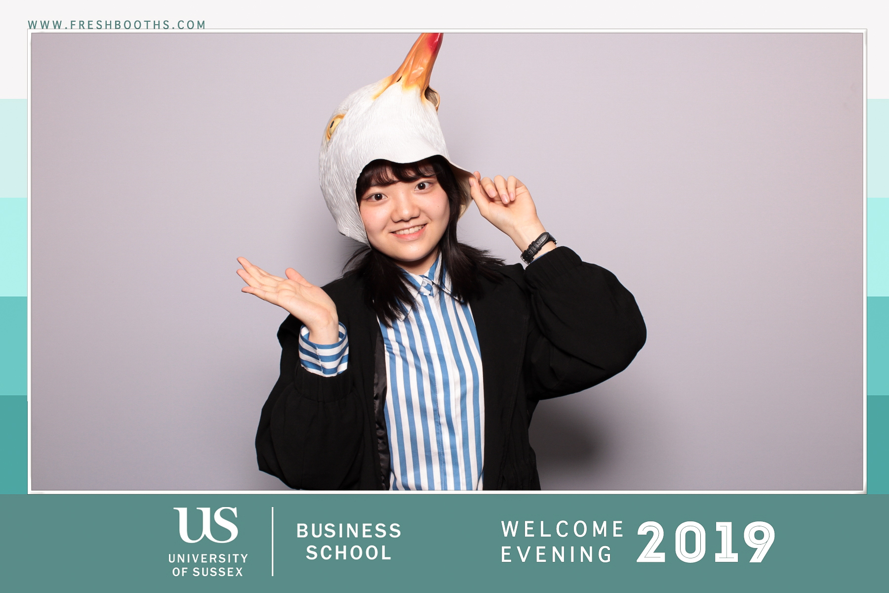 Business School Welcome Event 2019 - Classic Open Booth | View more photos from the event at gallery.freshbooths.com/u/FreshBooths/Business-School-Welcome-Event-2019-Classic-Open-Booth