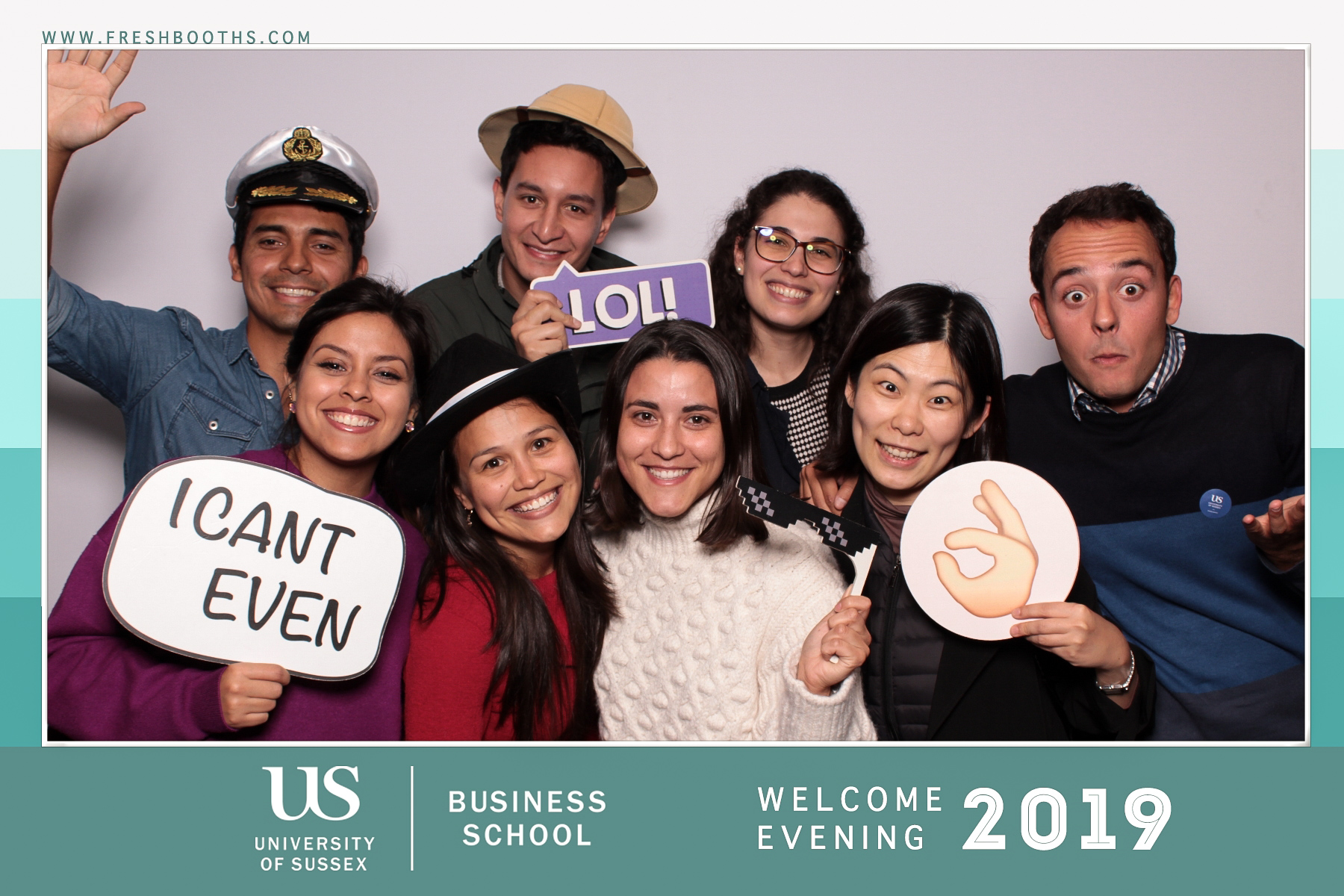 Business School Welcome Event 2019 - Classic Open Booth | View more photos from the event at gallery.freshbooths.com/u/FreshBooths/Business-School-Welcome-Event-2019-Classic-Open-Booth