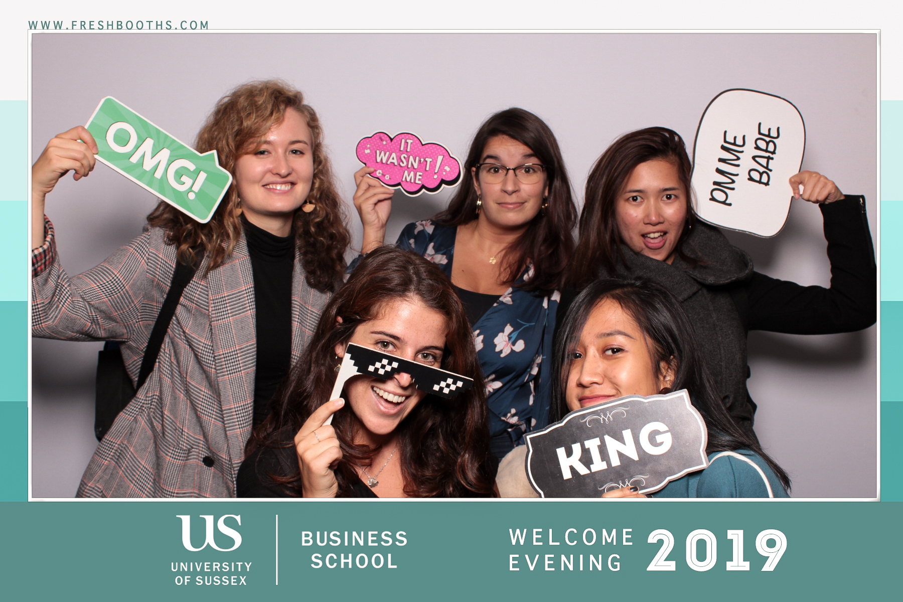 Business School Welcome Event 2019 - Classic Open Booth | View more photos from the event at gallery.freshbooths.com/u/FreshBooths/Business-School-Welcome-Event-2019-Classic-Open-Booth