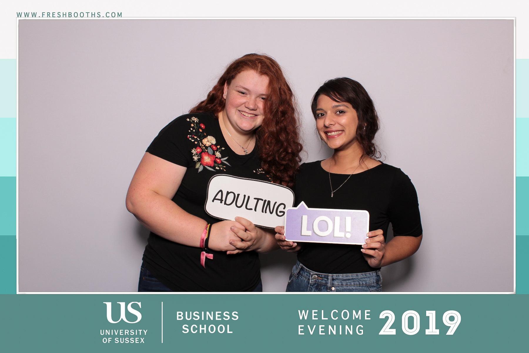 Business School Welcome Event 2019 - Classic Open Booth | View more photos from the event at gallery.freshbooths.com/u/FreshBooths/Business-School-Welcome-Event-2019-Classic-Open-Booth