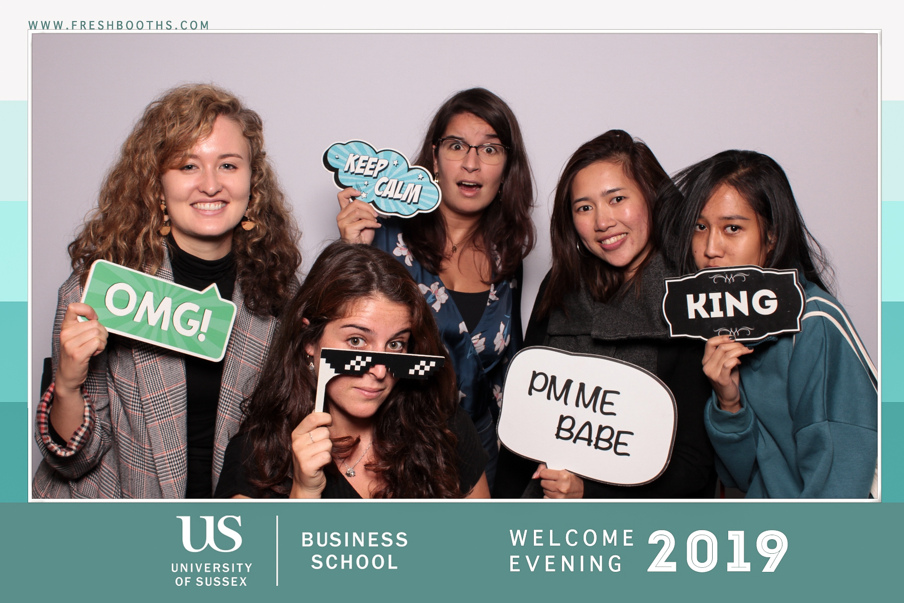 Business School Welcome Event 2019 - Classic Open Booth | View more photos from the event at gallery.freshbooths.com/u/FreshBooths/Business-School-Welcome-Event-2019-Classic-Open-Booth