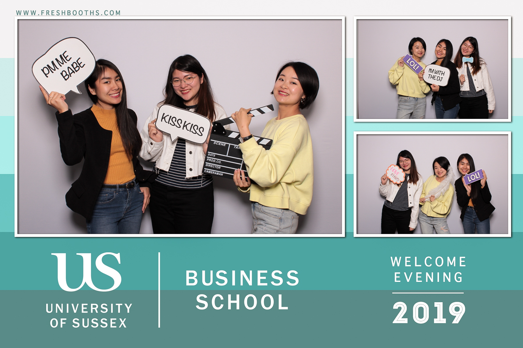 Business School Welcome Event 2019 - Classic Open Booth | View more photos from the event at gallery.freshbooths.com/u/FreshBooths/Business-School-Welcome-Event-2019-Classic-Open-Booth