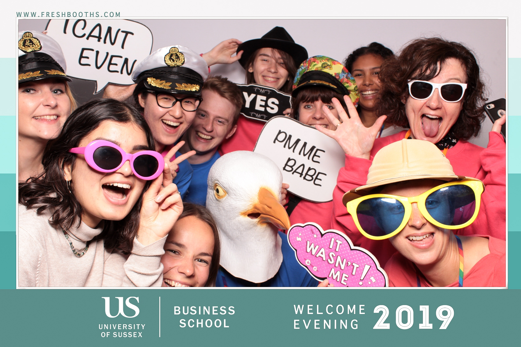 Business School Welcome Event 2019 - Classic Open Booth | View more photos from the event at gallery.freshbooths.com/u/FreshBooths/Business-School-Welcome-Event-2019-Classic-Open-Booth
