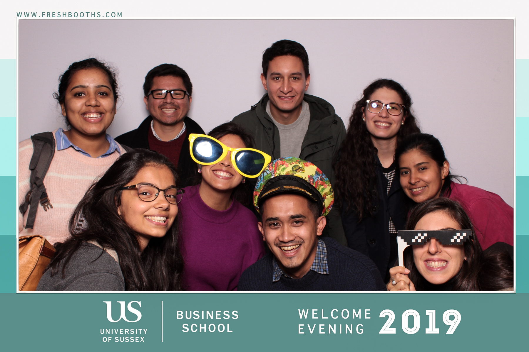 Business School Welcome Event 2019 - Classic Open Booth | View more photos from the event at gallery.freshbooths.com/u/FreshBooths/Business-School-Welcome-Event-2019-Classic-Open-Booth