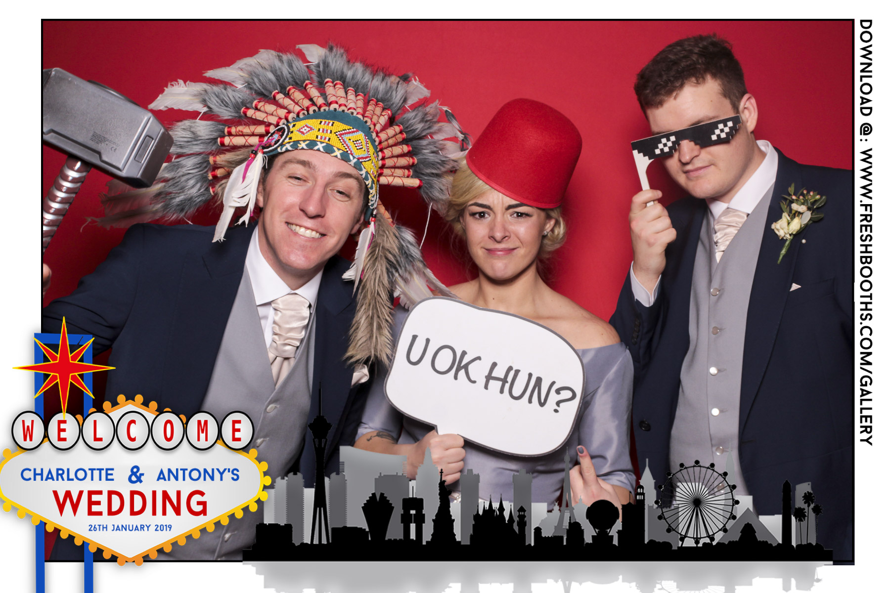 Charlotte & Antony's Wedding  | View more photos from the event at gallery.freshbooths.com/u/FreshBooths/Charlotte-Antonys-Wedding