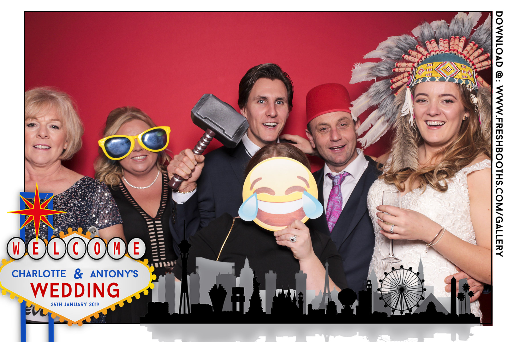 Charlotte & Antony's Wedding  | View more photos from the event at gallery.freshbooths.com/u/FreshBooths/Charlotte-Antonys-Wedding