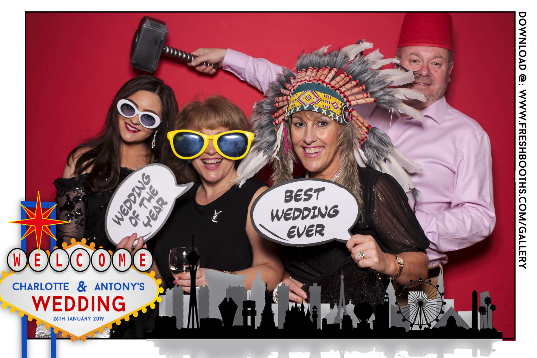 Charlotte & Antony's Wedding  | View more photos from the event at gallery.freshbooths.com/u/FreshBooths/Charlotte-Antonys-Wedding