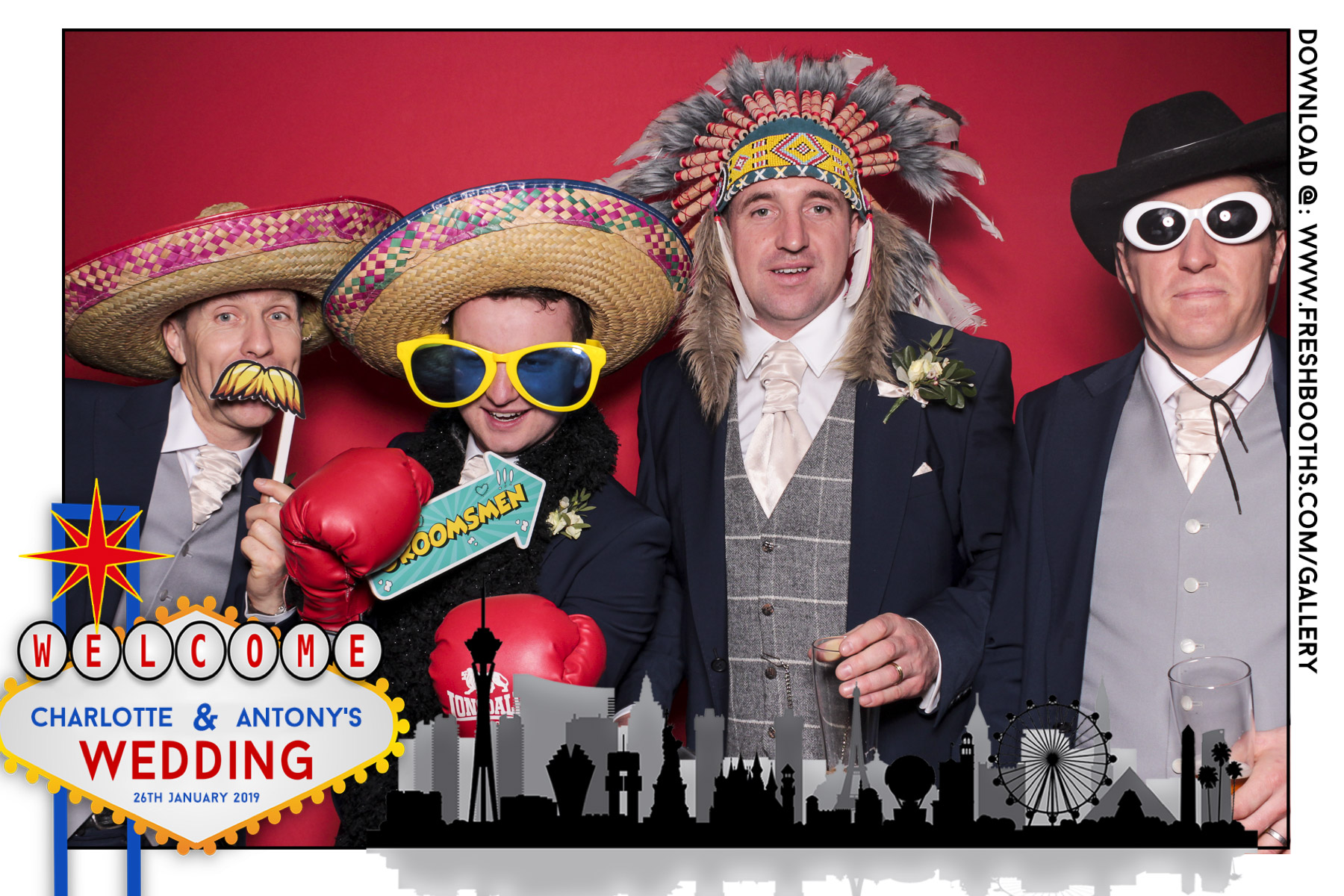 Charlotte & Antony's Wedding  | View more photos from the event at gallery.freshbooths.com/u/FreshBooths/Charlotte-Antonys-Wedding