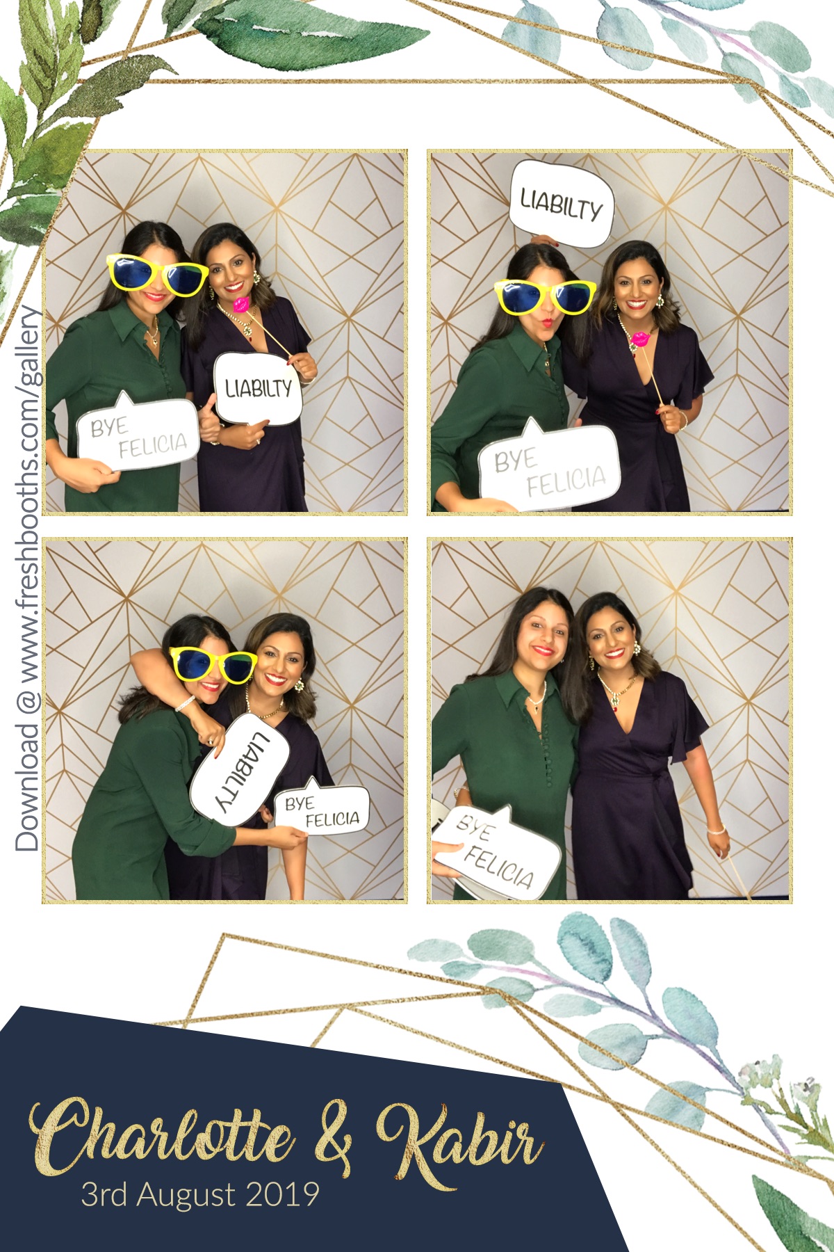 Charlotte & Kabir’s Wedding - GIF Station | View more photos from the event at gallery.freshbooths.com/u/FreshBooths/Charlotte-Kabir’s-Wedding-GIF-Station