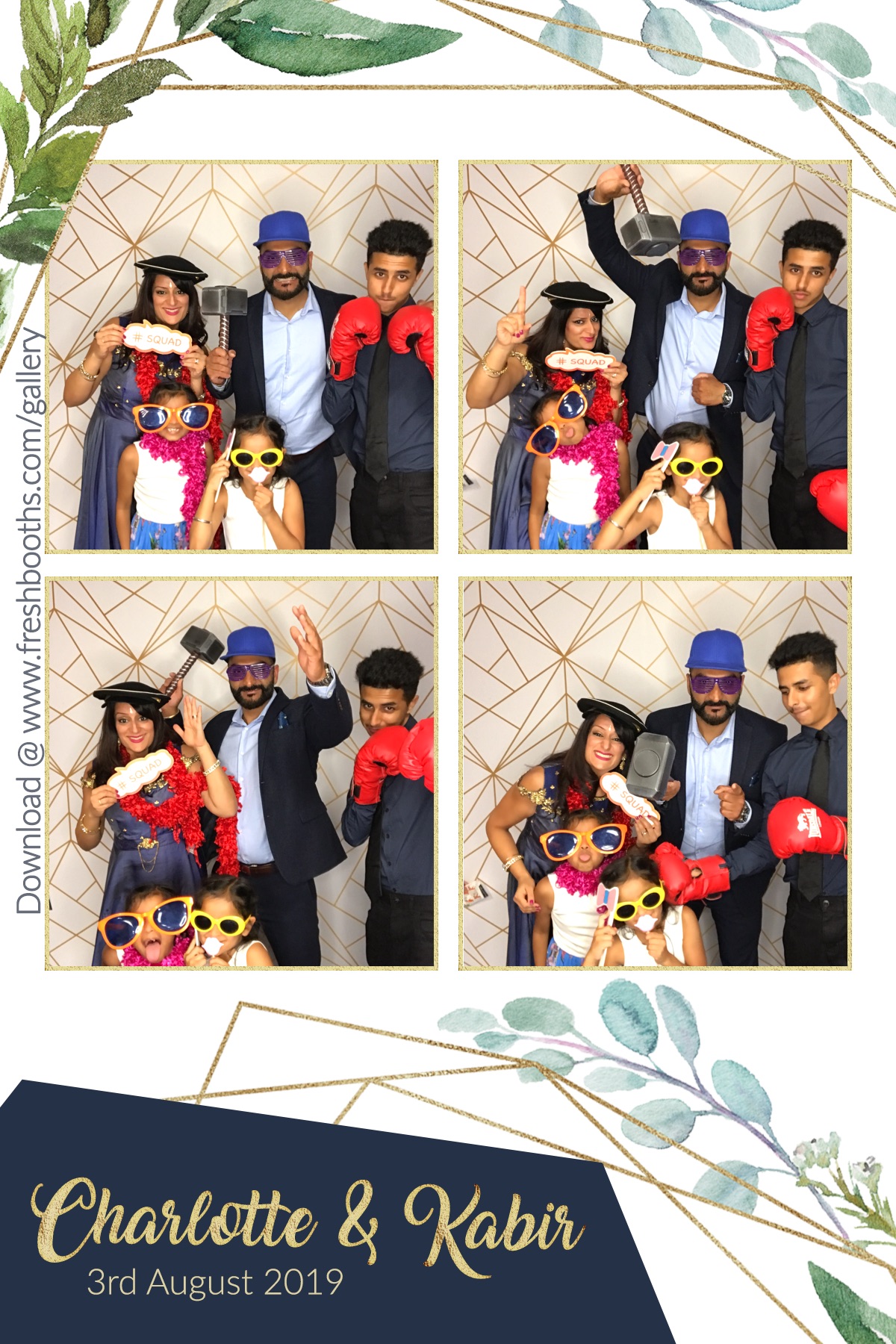 Charlotte & Kabir’s Wedding - GIF Station | View more photos from the event at gallery.freshbooths.com/u/FreshBooths/Charlotte-Kabir’s-Wedding-GIF-Station