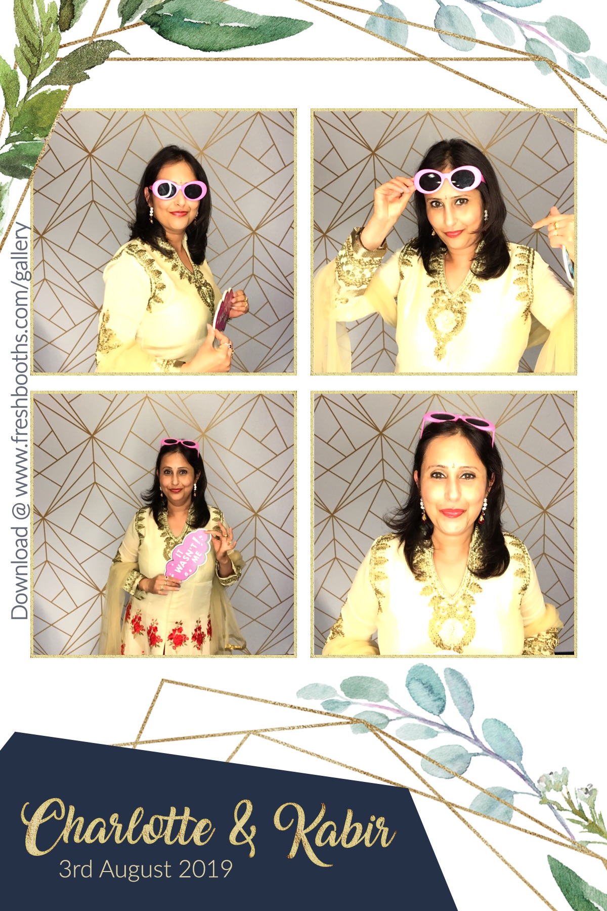 Charlotte & Kabir’s Wedding - GIF Station | View more photos from the event at gallery.freshbooths.com/u/FreshBooths/Charlotte-Kabir’s-Wedding-GIF-Station