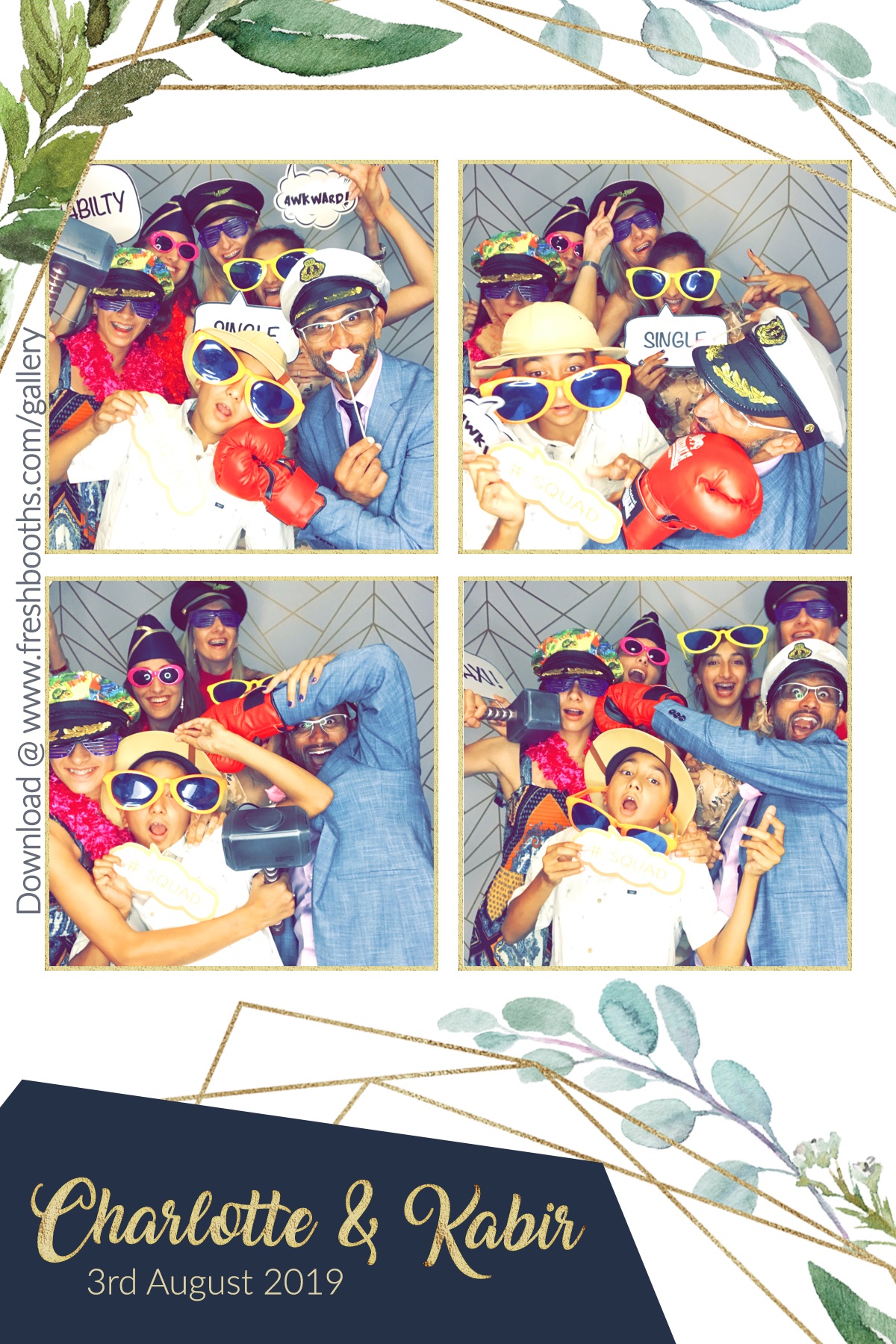 Charlotte & Kabir’s Wedding - GIF Station | View more photos from the event at gallery.freshbooths.com/u/FreshBooths/Charlotte-Kabir’s-Wedding-GIF-Station