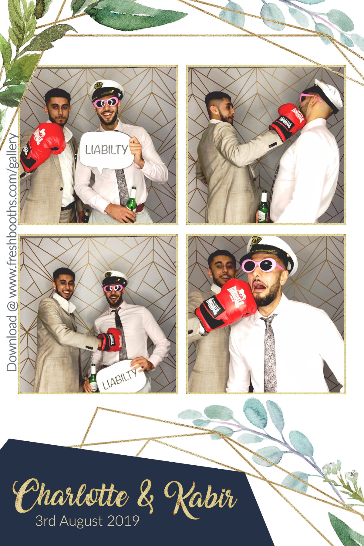 Charlotte & Kabir’s Wedding - GIF Station | View more photos from the event at gallery.freshbooths.com/u/FreshBooths/Charlotte-Kabir’s-Wedding-GIF-Station