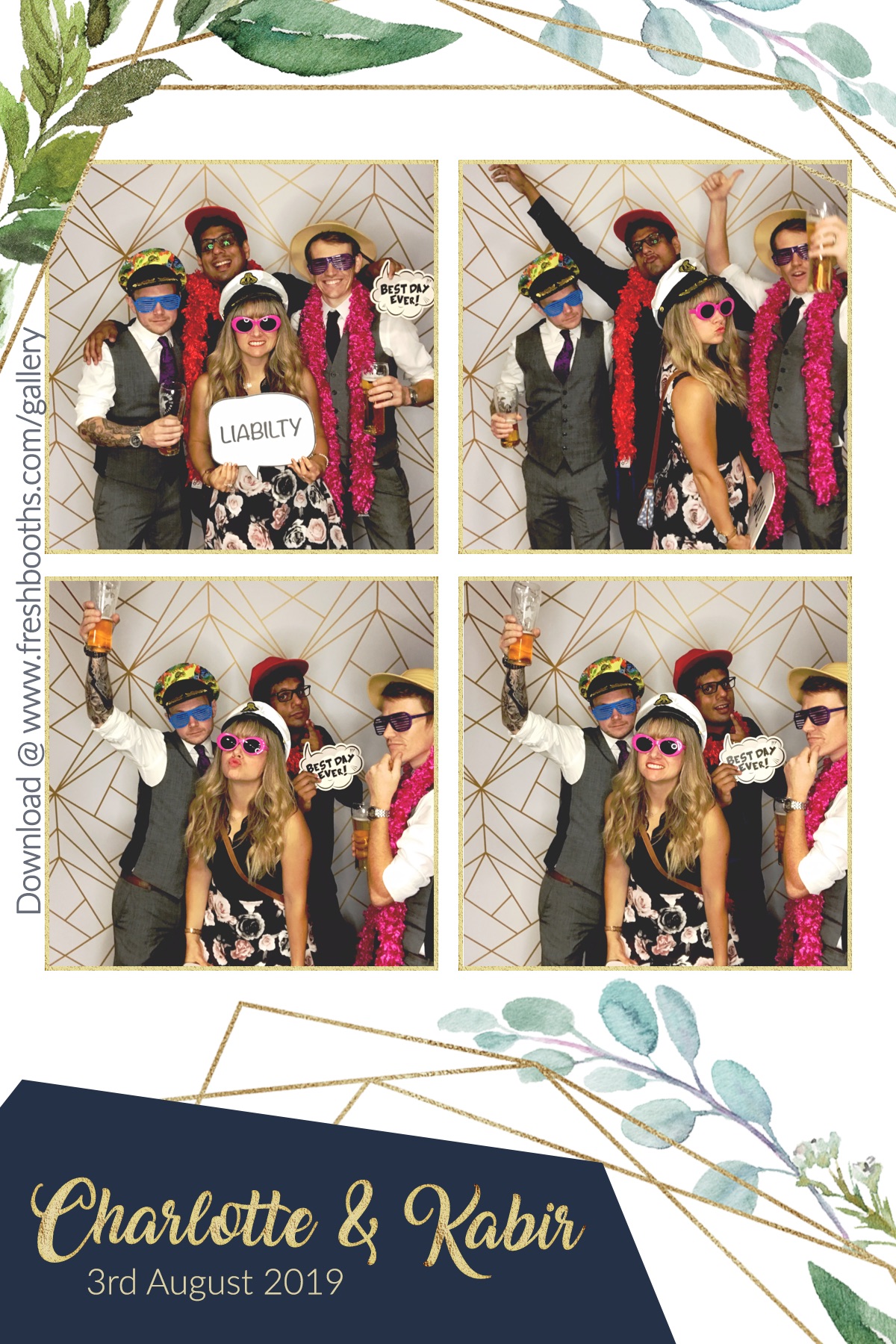 Charlotte & Kabir’s Wedding - GIF Station | View more photos from the event at gallery.freshbooths.com/u/FreshBooths/Charlotte-Kabir’s-Wedding-GIF-Station