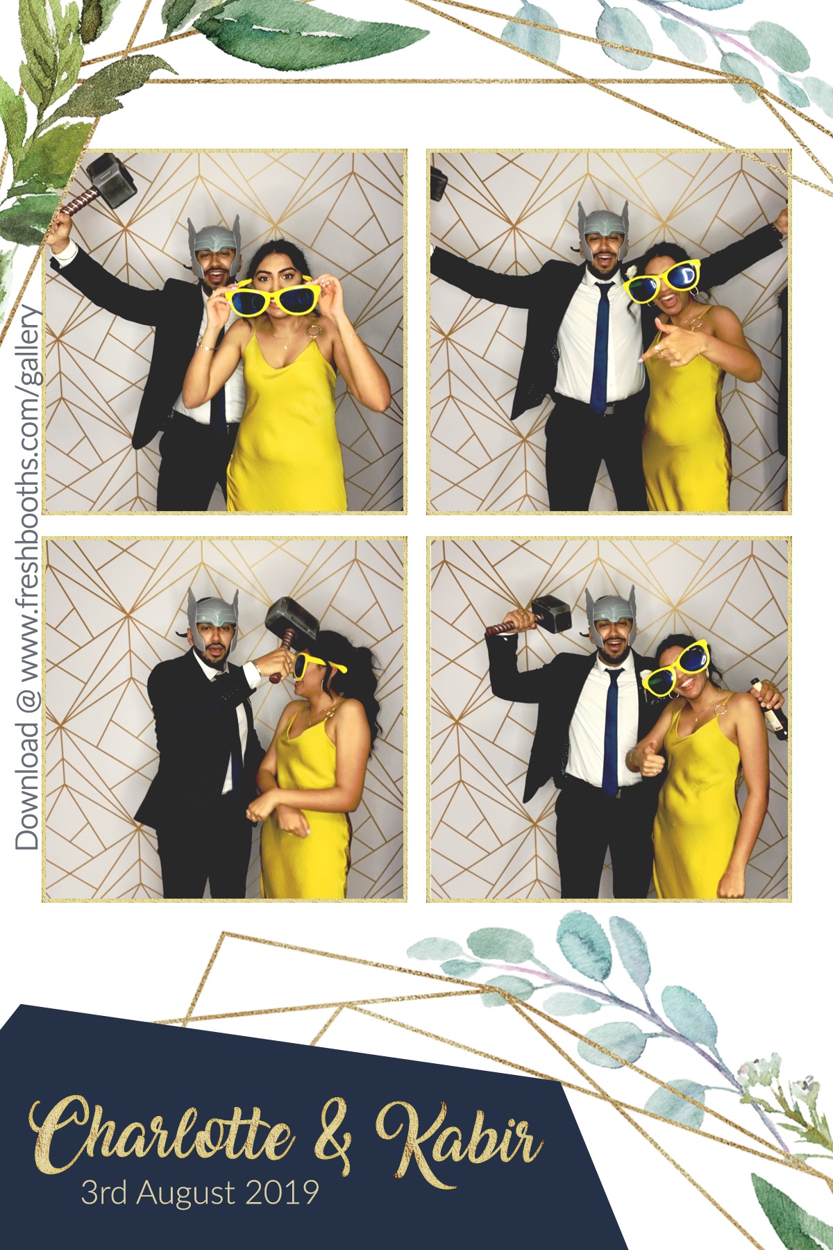 Charlotte & Kabir’s Wedding - GIF Station | View more photos from the event at gallery.freshbooths.com/u/FreshBooths/Charlotte-Kabir’s-Wedding-GIF-Station
