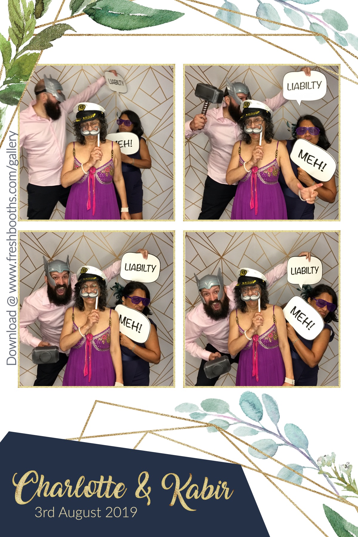 Charlotte & Kabir’s Wedding - GIF Station | View more photos from the event at gallery.freshbooths.com/u/FreshBooths/Charlotte-Kabir’s-Wedding-GIF-Station