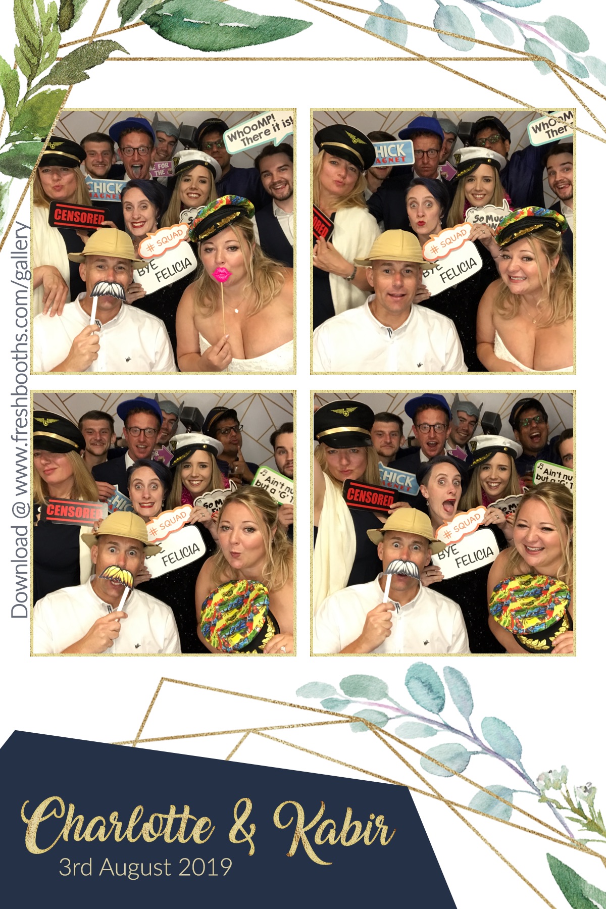 Charlotte & Kabir’s Wedding - GIF Station | View more photos from the event at gallery.freshbooths.com/u/FreshBooths/Charlotte-Kabir’s-Wedding-GIF-Station