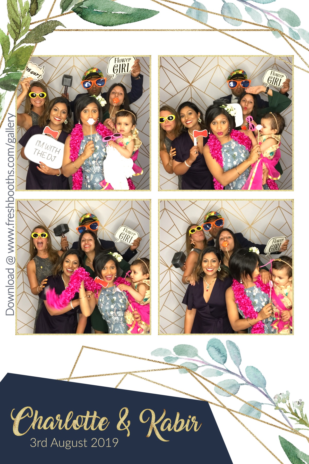 Charlotte & Kabir’s Wedding - GIF Station | View more photos from the event at gallery.freshbooths.com/u/FreshBooths/Charlotte-Kabir’s-Wedding-GIF-Station