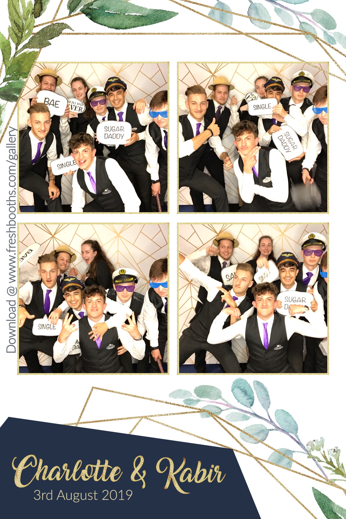 Charlotte & Kabir’s Wedding - GIF Station | View more photos from the event at gallery.freshbooths.com/u/FreshBooths/Charlotte-Kabir’s-Wedding-GIF-Station