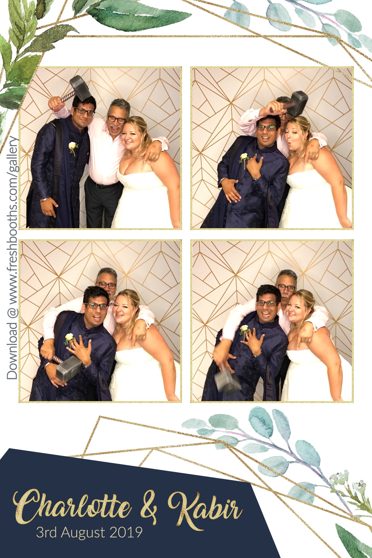 Charlotte & Kabir’s Wedding - GIF Station | View more photos from the event at gallery.freshbooths.com/u/FreshBooths/Charlotte-Kabir’s-Wedding-GIF-Station