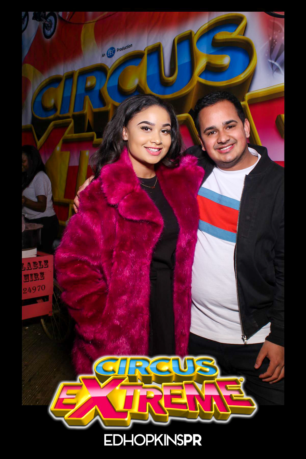 Circus Extreme Press Night - Selfie Mirror | View more photos from the event at gallery.freshbooths.com/u/FreshBooths/Circus-Extreme-Press-Night-Selfie-Mirror