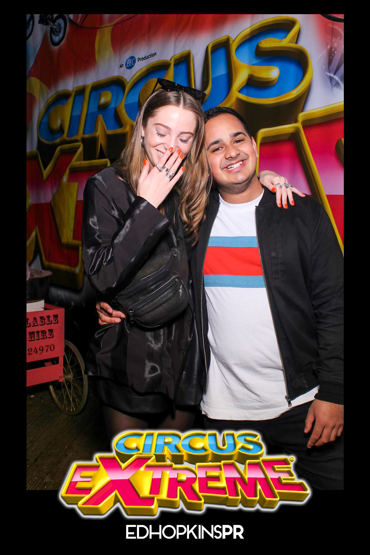 Circus Extreme Press Night - Selfie Mirror | View more photos from the event at gallery.freshbooths.com/u/FreshBooths/Circus-Extreme-Press-Night-Selfie-Mirror
