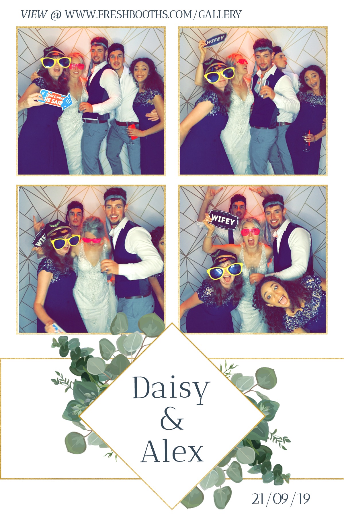 Daisy & Alex Wedding - GIF Station | View more photos from the event at gallery.freshbooths.com/u/FreshBooths/Daisy-Alex-Wedding-GIF-Station