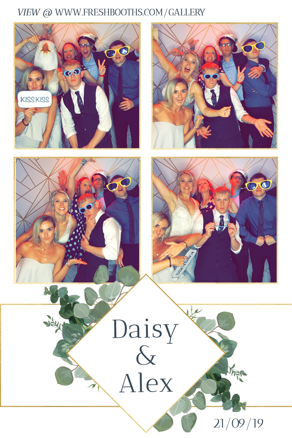Daisy & Alex Wedding - GIF Station | View more photos from the event at gallery.freshbooths.com/u/FreshBooths/Daisy-Alex-Wedding-GIF-Station
