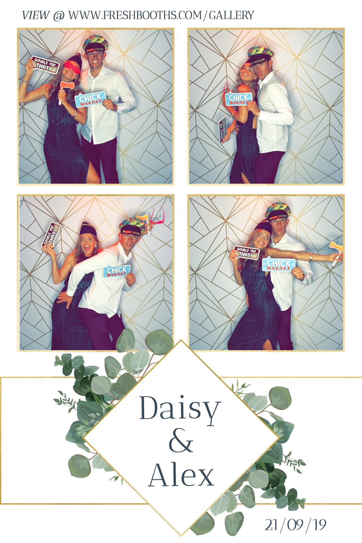 Daisy & Alex Wedding - GIF Station | View more photos from the event at gallery.freshbooths.com/u/FreshBooths/Daisy-Alex-Wedding-GIF-Station